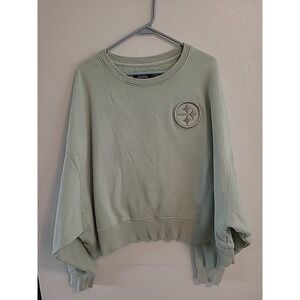 Pro Standard Womens NFL Pittsburgh Steelers Sweatshirt‎ Moss Green 2xl